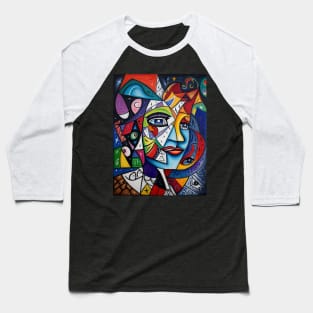 Cubism in the style of Picasso Baseball T-Shirt